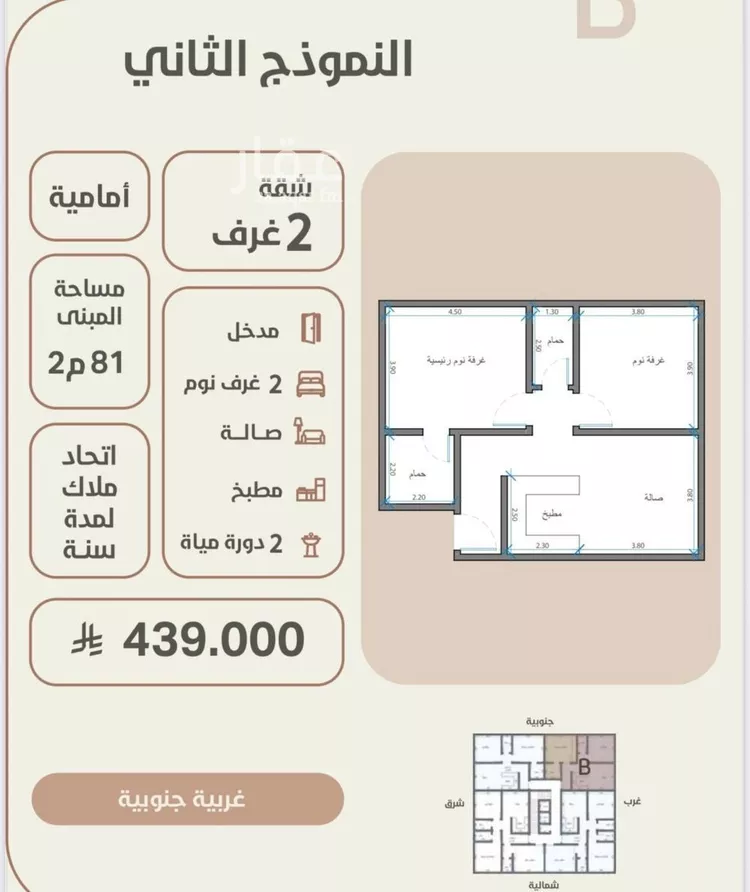 شقة للبيع في شارع احمد محمد السباعي, حي الروضة, مدينة جدة, منطقة مكة المكرمة