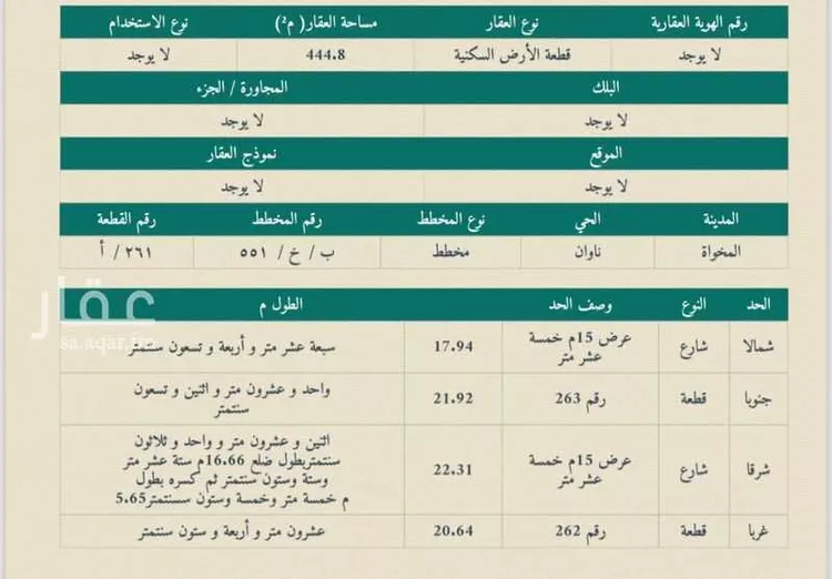 أرض للبيع في شارع حي ناوان, حي ناوان, مدينة ناوان, منطقة الباحة