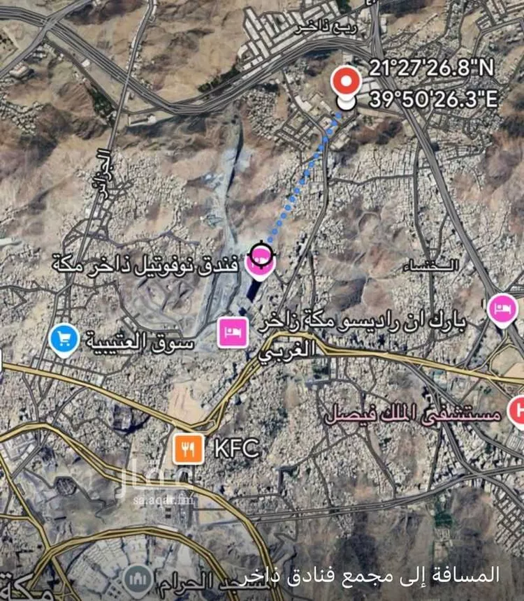 أرض للبيع في حي ريع اذاخر, مدينة مكة المكرمة, منطقة مكة المكرمة صورة 3