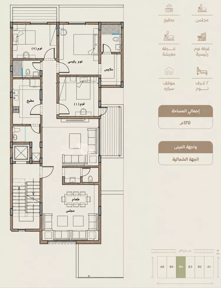 دور للإيجار في شارع أحمد بن عمير, حي السعادة, مدينة الرياض, منطقة الرياض 2