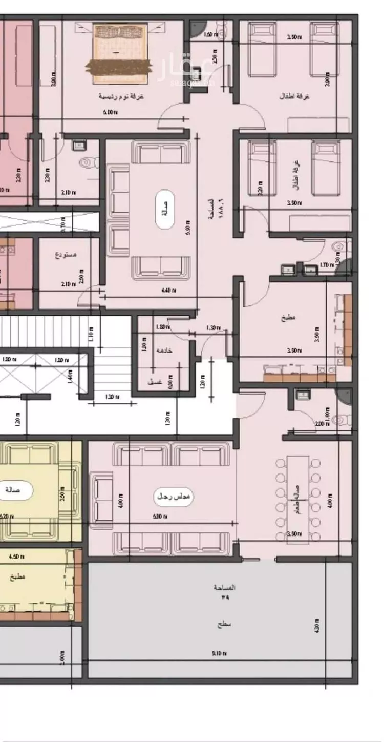 شقة للبيع في شارع زياد بن ابي زياد, حي الريان, مدينة جدة, منطقة مكة المكرمة
