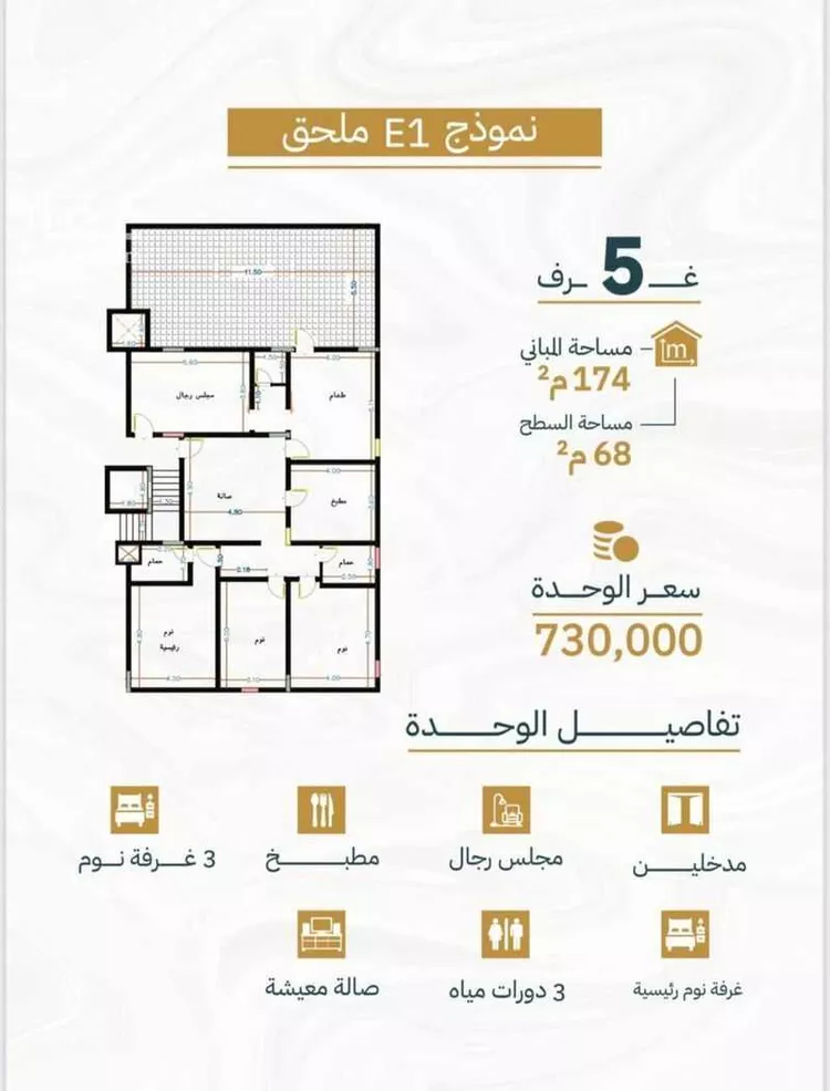 شقة للبيع في شارع زياد بن ابي زياد, حي الريان, مدينة جدة, منطقة مكة المكرمة