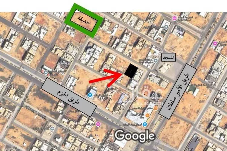 أرض للبيع في شارع دعثور ابن الحارث الغطفاني, حي الأمير سلطان بن عبدالعزيز, مدينة المجمعه, منطقة الرياض صورة 2