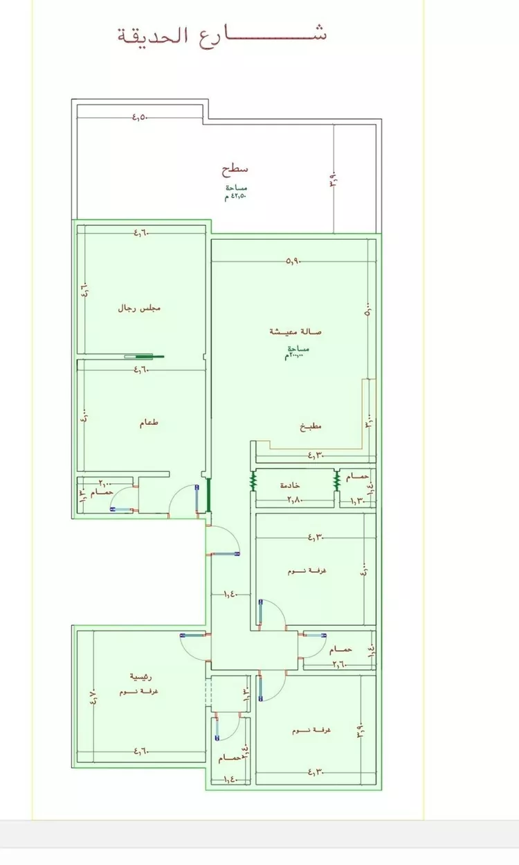 شقة للبيع في شارع الواحة, حي الواحة, مدينة جدة, منطقة مكة المكرمة صورة 2