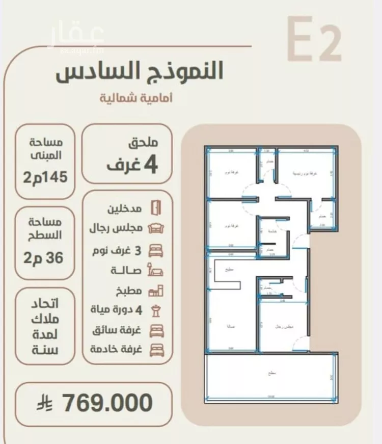 شقة للبيع في شارع احمد محمد السباعي, حي الروضة, مدينة جدة, منطقة مكة المكرمة صورة 2