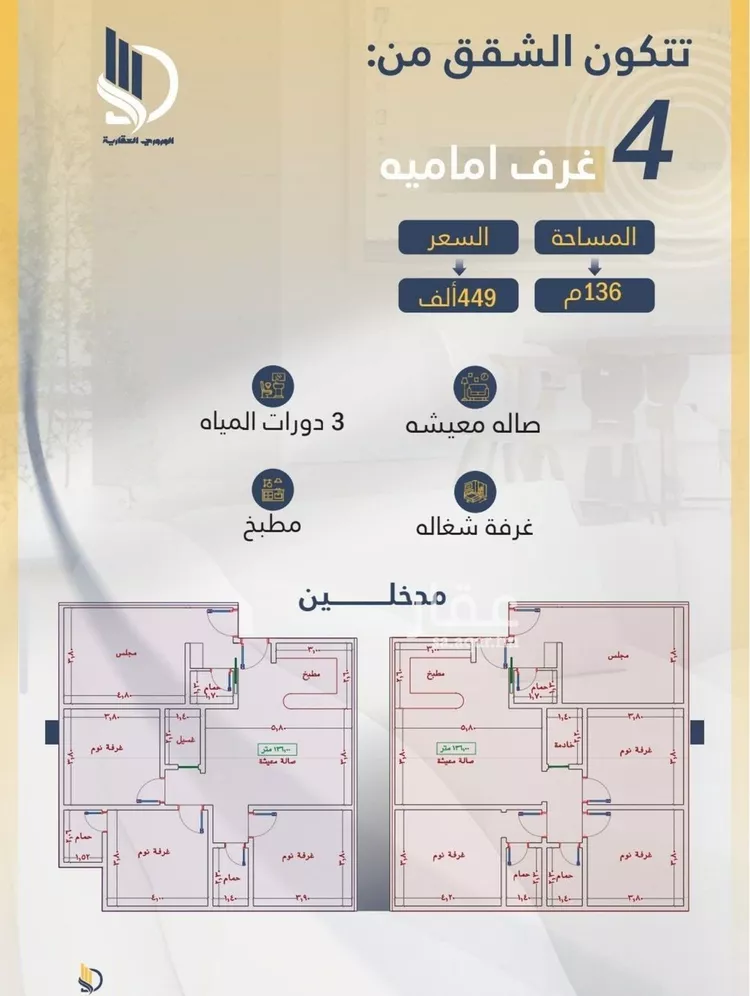 شقة للبيع في شارع السامر, حي الواحة, مدينة جدة, منطقة مكة المكرمة صورة 2