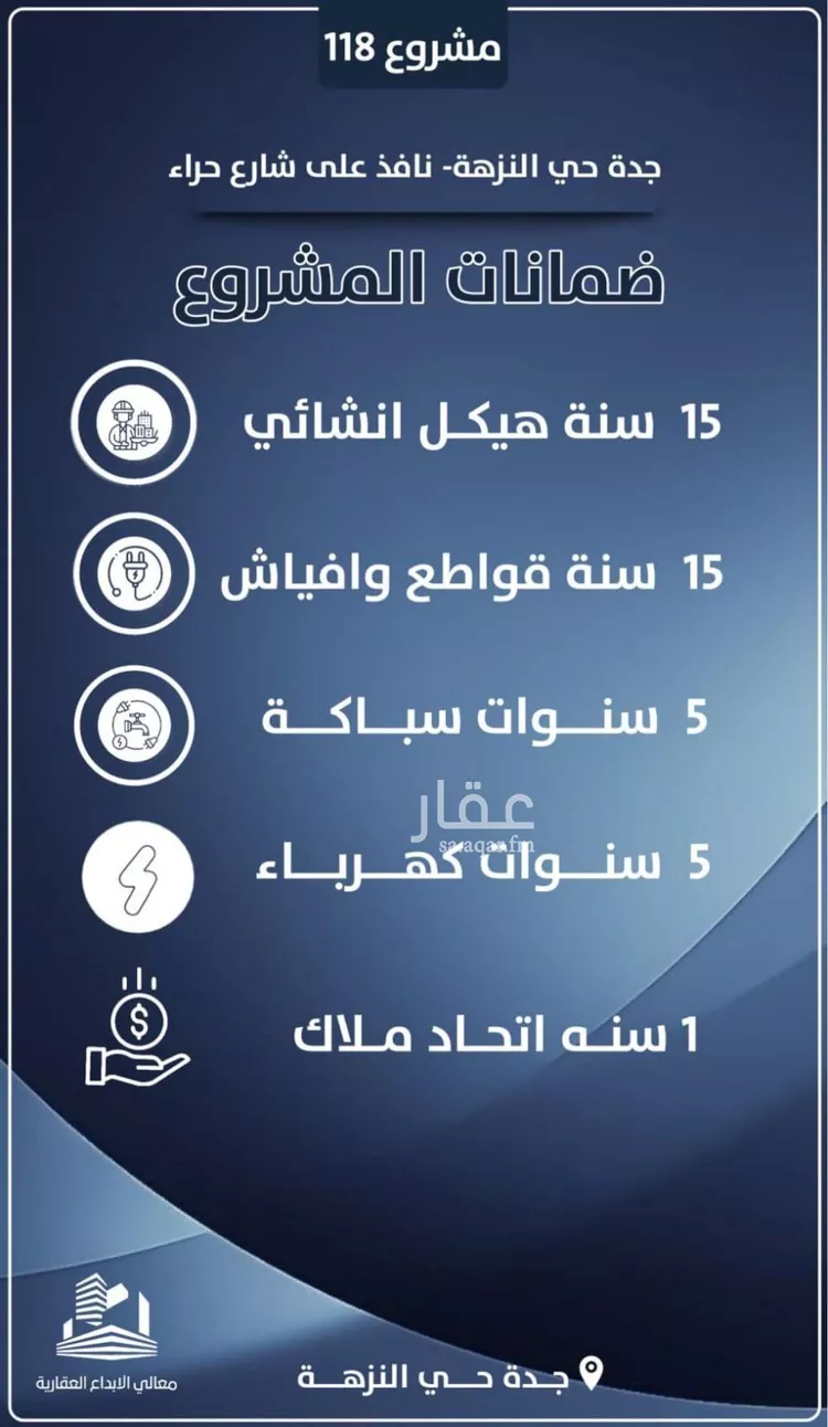 شقة للبيع في شارع احمد الرقيمي, حي النزهة, مدينة جدة, منطقة مكة المكرمة