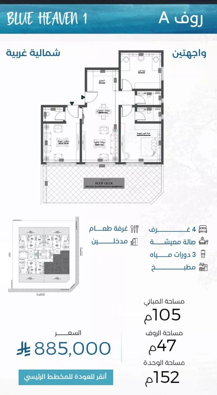 شقة للبيع في شارع الملك الصالح ايوب ابن الكامل, حي الرويس, مدينة جدة, منطقة مكة المكرمة 12