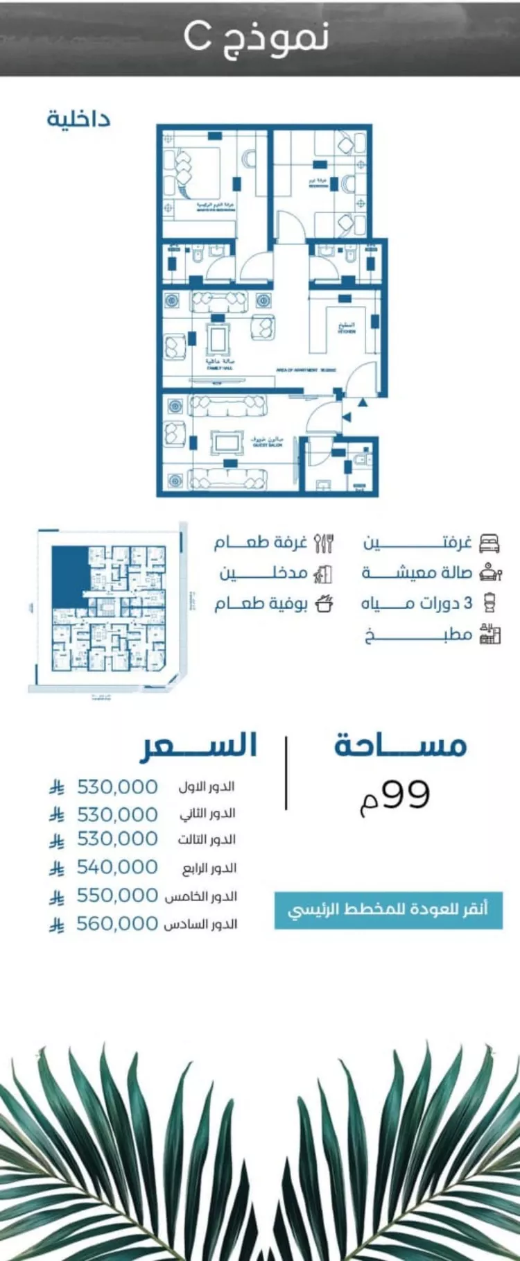 شقة للبيع في شارع الملك الصالح ايوب ابن الكامل, حي الرويس, مدينة جدة, منطقة مكة المكرمة صورة 2