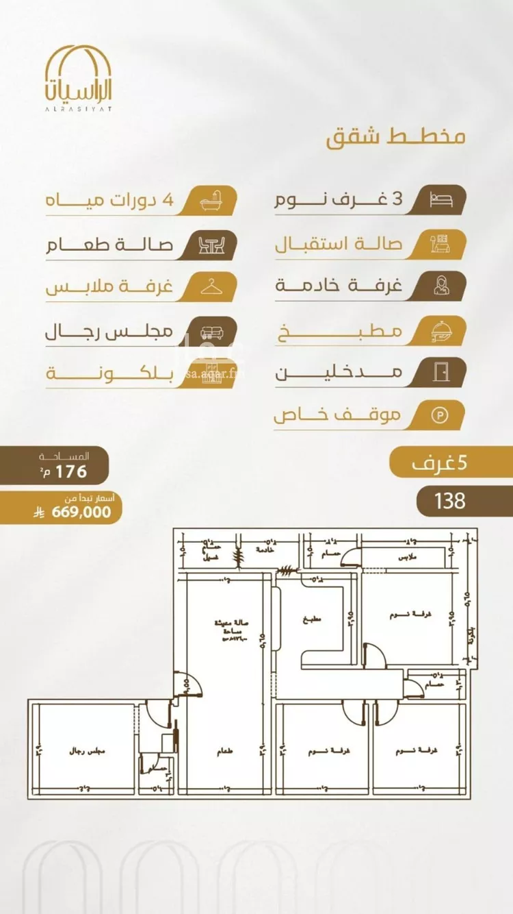 شقة للبيع في شارع سهل بن حنيف, حي الورود, مدينة جدة, منطقة مكة المكرمة 7