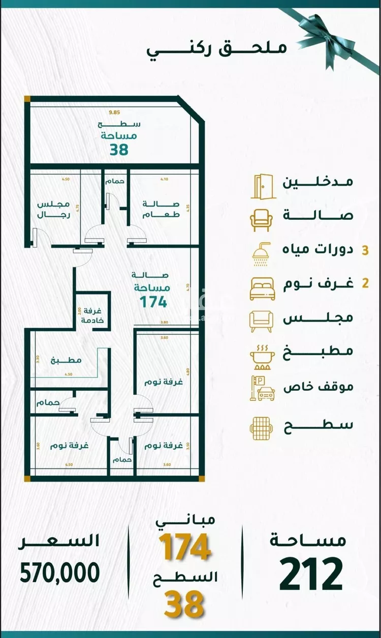 شقة للبيع في شارع بير سلوي, حي مشرفة, مدينة جدة, منطقة مكة المكرمة 7