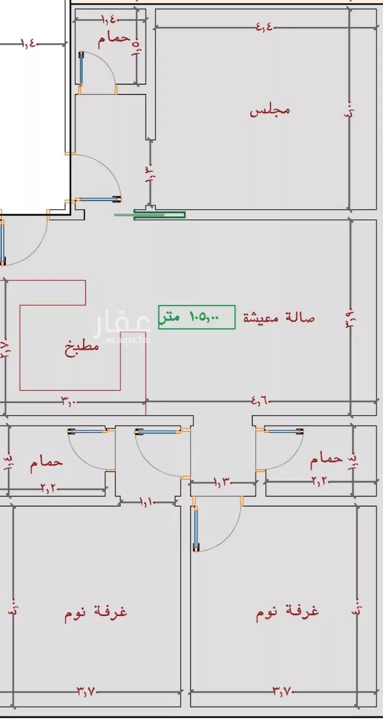 شقة للبيع في شارع برهان الدين الداراني, حي الياقوت, مدينة جدة, منطقة مكة المكرمة 7
