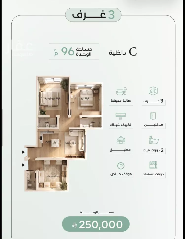 شقة للبيع في شارع ابن يعقوب, حي الريان, مدينة جدة, منطقة مكة المكرمة صورة 4