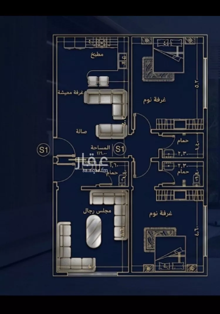 شقة للبيع في شارع طريق الملك عبدالله, حي جامعة الملك عبدالعزيز, مدينة جدة, منطقة مكة المكرمة