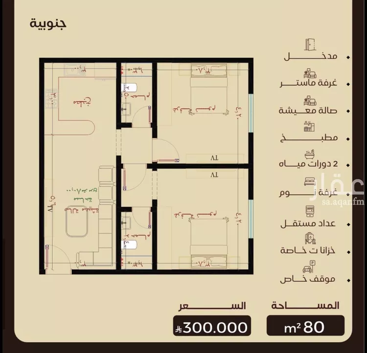 شقة للبيع في شارع نبهان الثمار, حي النزهة, مدينة جدة, منطقة مكة المكرمة 7