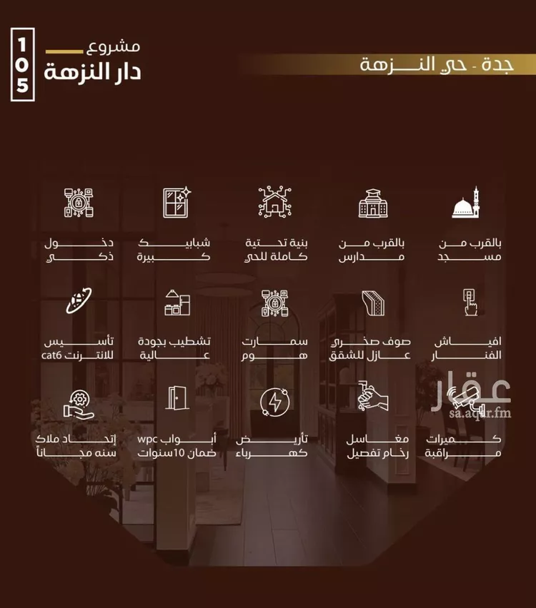 شقة للبيع في شارع عاصم بن العكير, حي النزهة, مدينة جدة, منطقة مكة المكرمة صورة 5