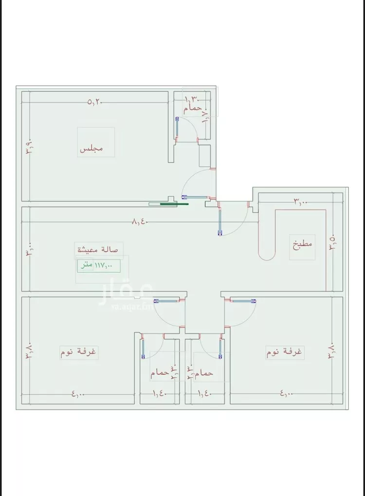 شقة للبيع في شارع السامر, حي الواحة, مدينة جدة, منطقة مكة المكرمة صورة 5