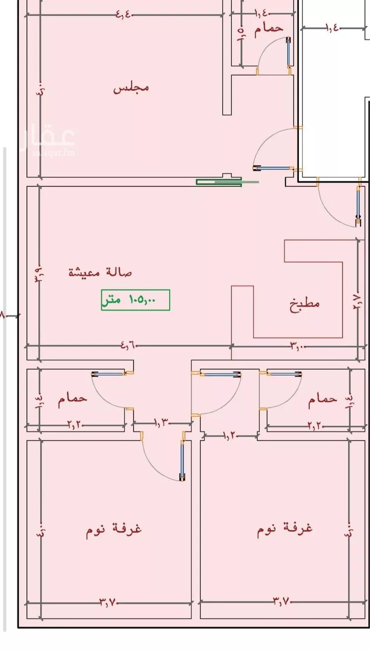 شقة للبيع في شارع محمد الحلبي, حي الياقوت, مدينة جدة, منطقة مكة المكرمة 6
