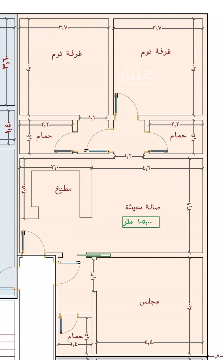Apartment for Sale in Jeddah Al Yaqout صورة 4