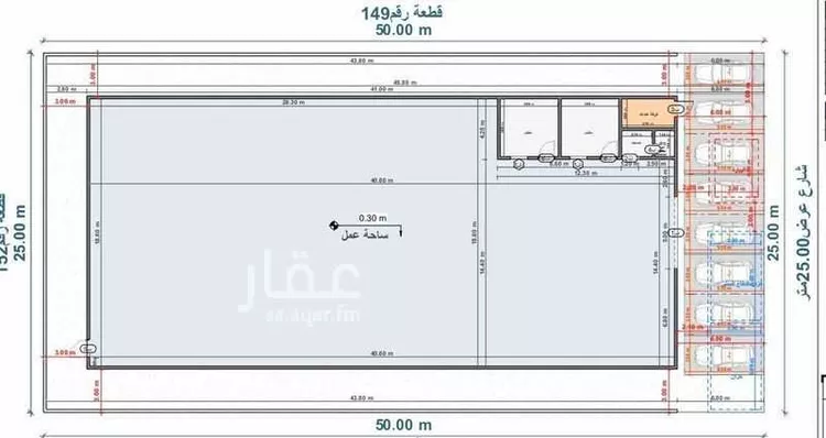 مستودع للإيجار في حي الرفاع, مدينة الخرج, منطقة الرياض