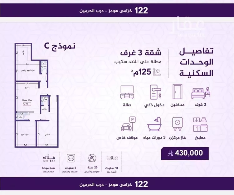 شقة للبيع في شارع احمد بن عيسى الرومي, حي الفيحاء, مدينة جدة, منطقة مكة المكرمة