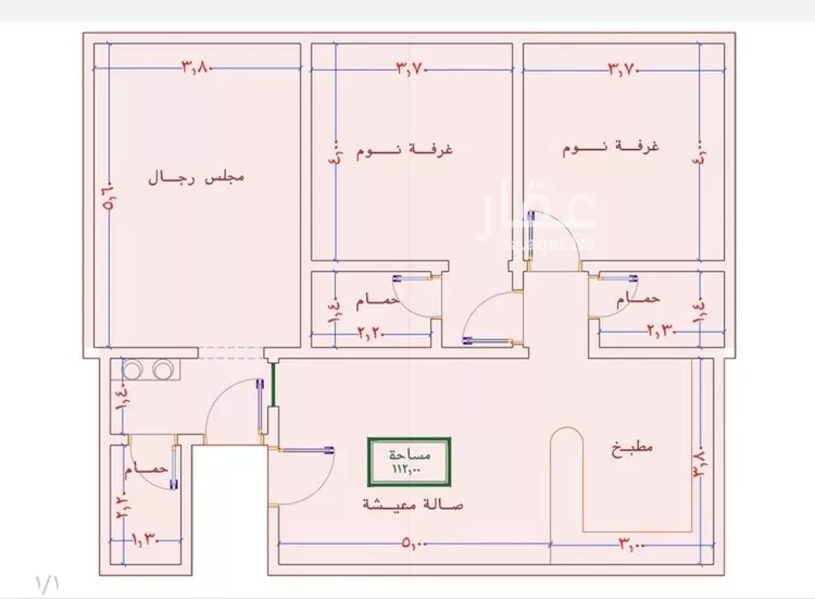 شقة للبيع في شارع الامير عبدالمجيد, حي الصواري, مدينة جدة, منطقة مكة المكرمة صورة 3