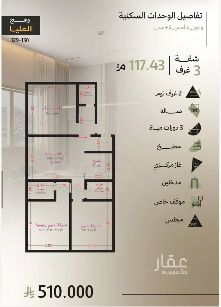 شقة للبيع في شارع عمرو ابن مرة, حي أبحر الجنوبية, مدينة جدة, منطقة مكة المكرمة صورة 2