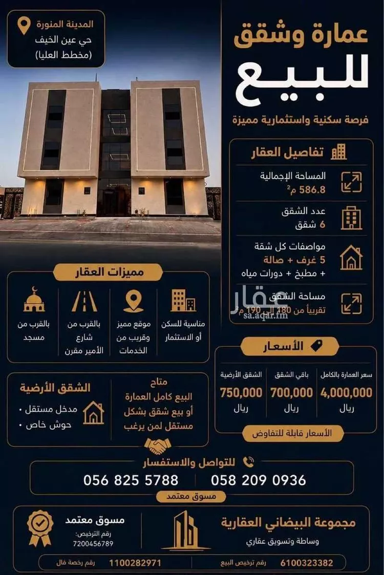 دور للبيع في شارع, حي وادي البطان, مدينة المدينة المنورة, منطقة المدينة المنورة