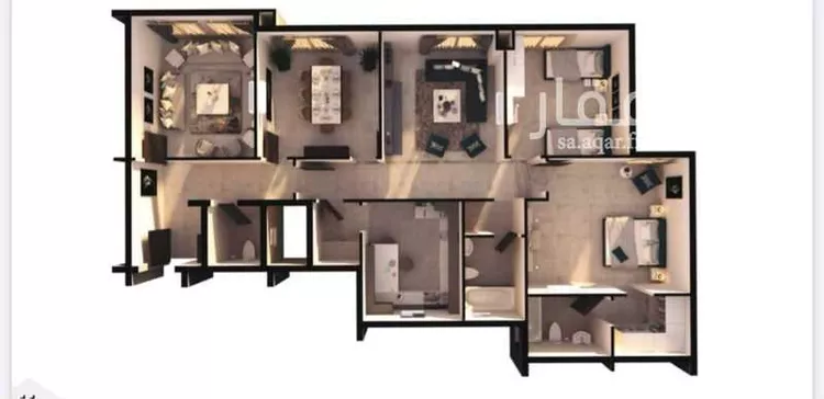 شقة للبيع في شارع شارع أبو رجاء العطاردي, حي الملك فهد, مدينة مكة المكرمة, منطقة مكة المكرمة صورة 3