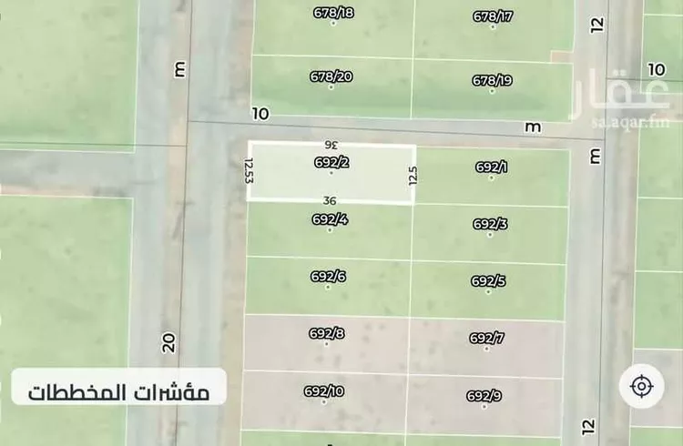 أرض للبيع في شارع المفرق وكمب الطرق 2021, حي الليوان, مدينة بريده, منطقة القصيم