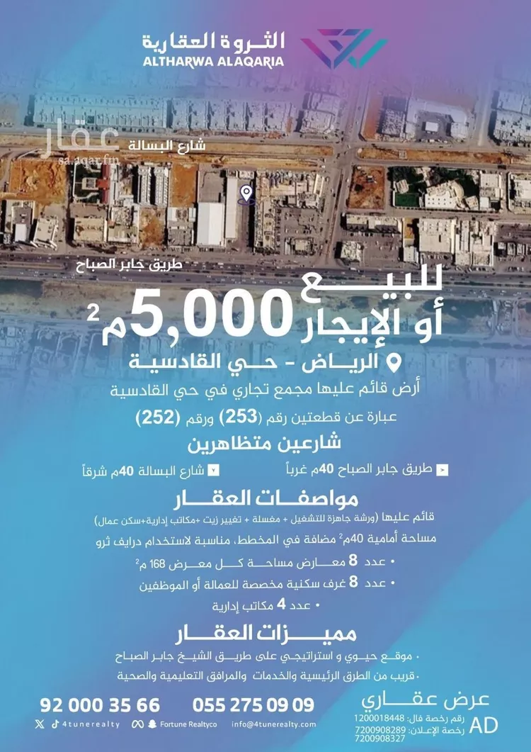 Land for Rent in Riyadh Al Qadisiyah