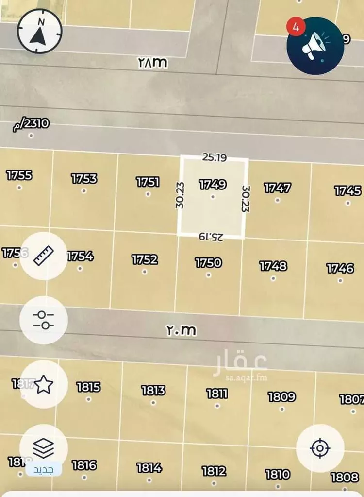 أرض للبيع في حي العلا, مدينة الرياض, منطقة الرياض صورة 3