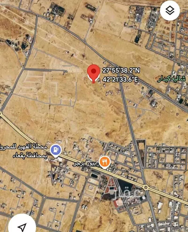 أرض للبيع في شارع عمران بن حصين رضي الله عنه, حي ج2, مدينة بقعاء, منطقة حائل