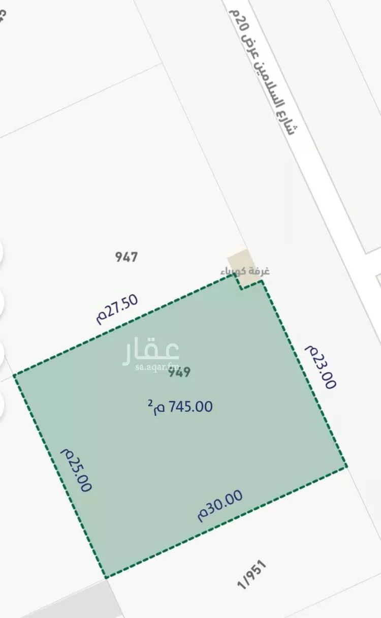 أرض للبيع في شارع السلامين, حي القيروان, مدينة الرياض, منطقة الرياض صورة 4