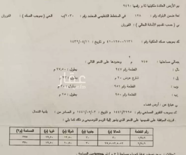 أرض للبيع في شارع السلامين, حي القيروان, مدينة الرياض, منطقة الرياض صورة 2