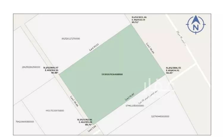 Land for Sale in Dammam An Nur