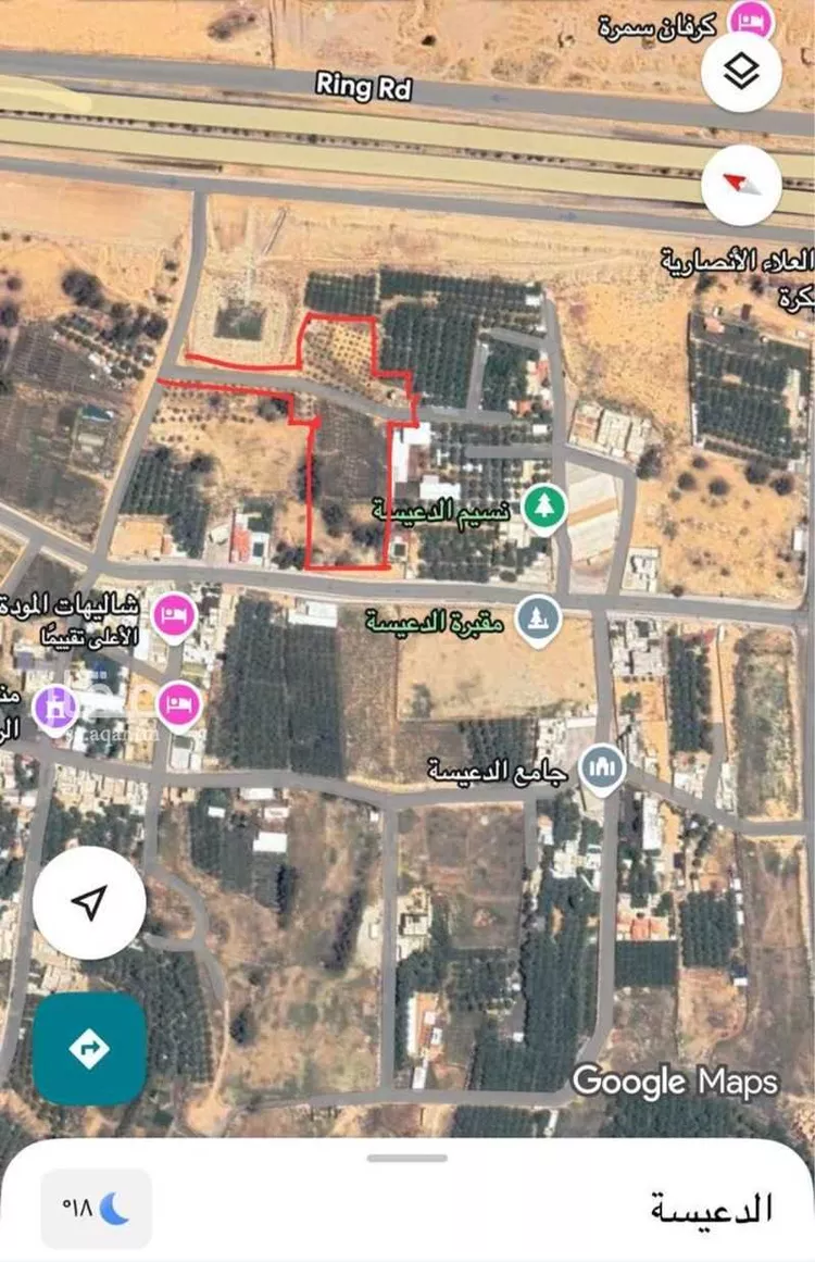 مزرعة للبيع في شارع الدعيسه, مدينة البصر, منطقة القصيم