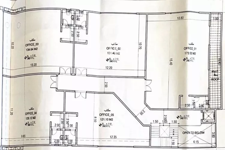 مكتب تجاري للإيجار في شارع الملك عبدالعزيز ابن عبدالرحمن سعود الفرعي, حي الياسمين, مدينة الرياض, منطقة الرياض صورة 4