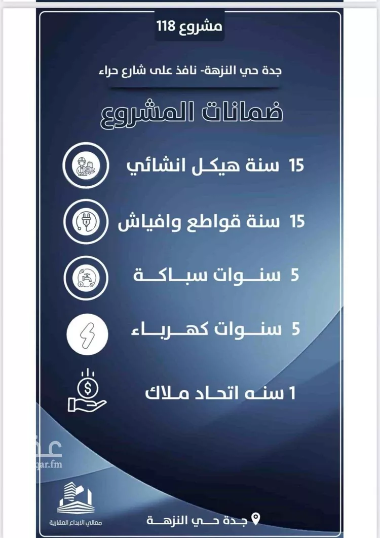 شقة للبيع في شارع محمد بن اسعد العظم, حي النزهة, مدينة جدة, منطقة مكة المكرمة صورة 2