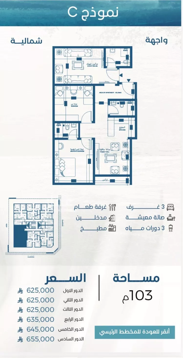 شقة للبيع في شارع الوطن الاكبر, حي الرويس, مدينة جدة, منطقة مكة المكرمة صورة 4