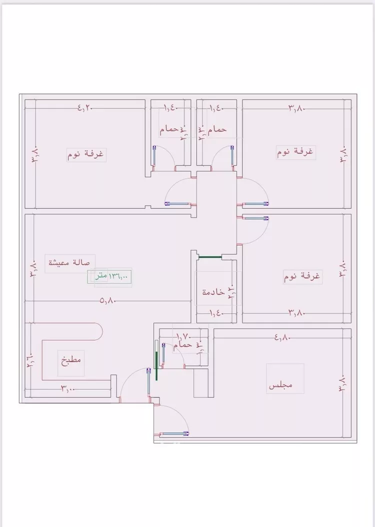 شقة للبيع في شارع السامر, حي الواحة, مدينة جدة, منطقة مكة المكرمة