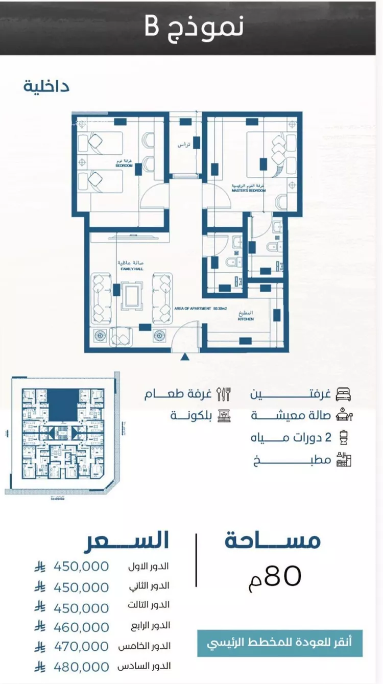 Apartment for Sale in Jeddah Al Hamra