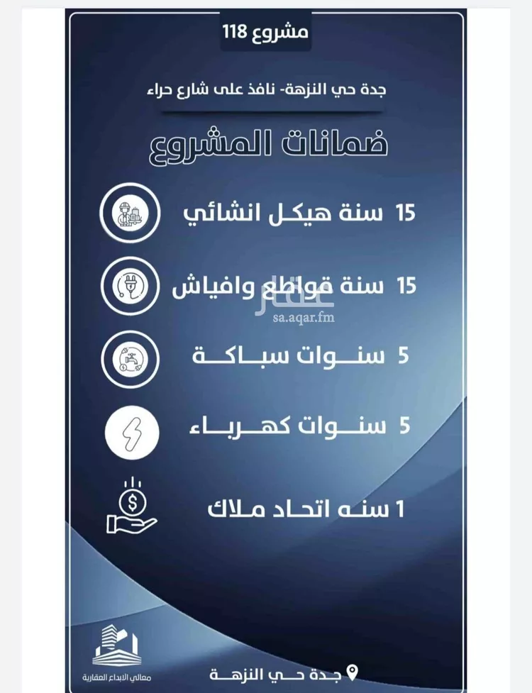 شقة للبيع في شارع احمد الرقيمي, حي النزهة, مدينة جدة, منطقة مكة المكرمة صورة 2