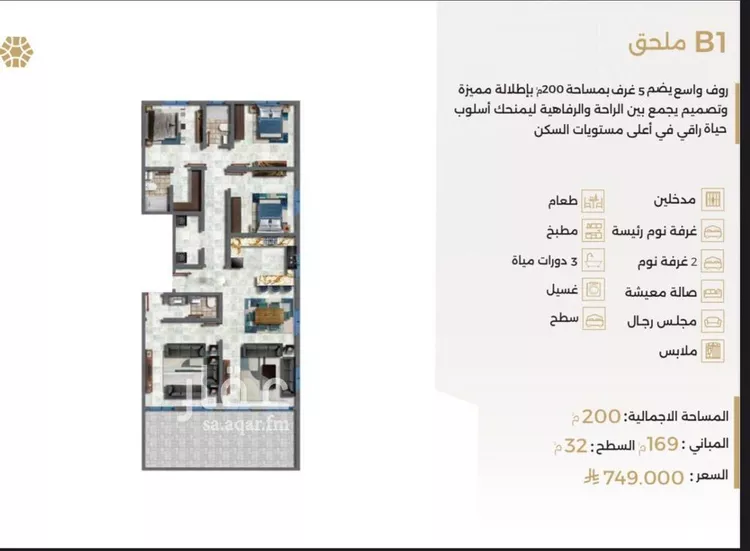 شقة للبيع في شارع ابو سفيان مدلوك, حي النعيم, مدينة جدة, منطقة مكة المكرمة صورة 2