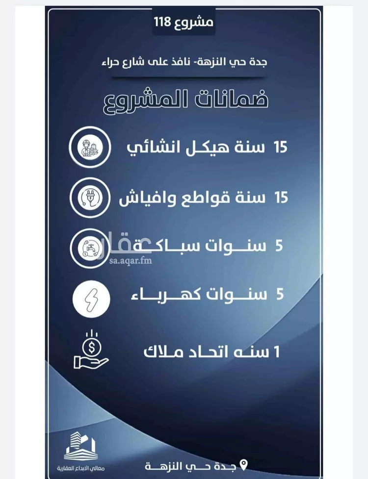 شقة للبيع في شارع محمد بن اسعد العظم, حي النزهة, مدينة جدة, منطقة مكة المكرمة صورة 2