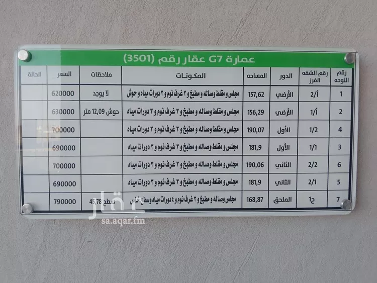 شقة للبيع في شارع الليطاني, حي الحزم, مدينة الرياض, منطقة الرياض صورة 4