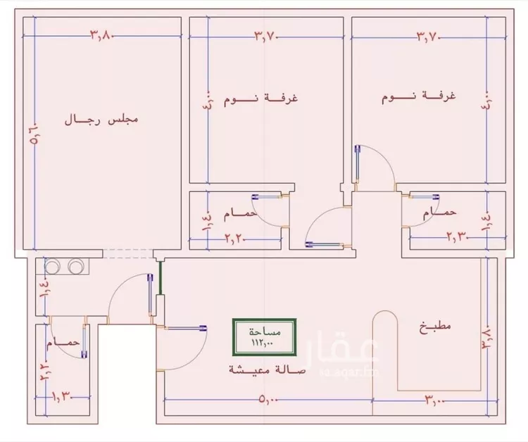 شقة للبيع في شارع الامير عبدالمجيد, حي الصواري, مدينة جدة, منطقة مكة المكرمة