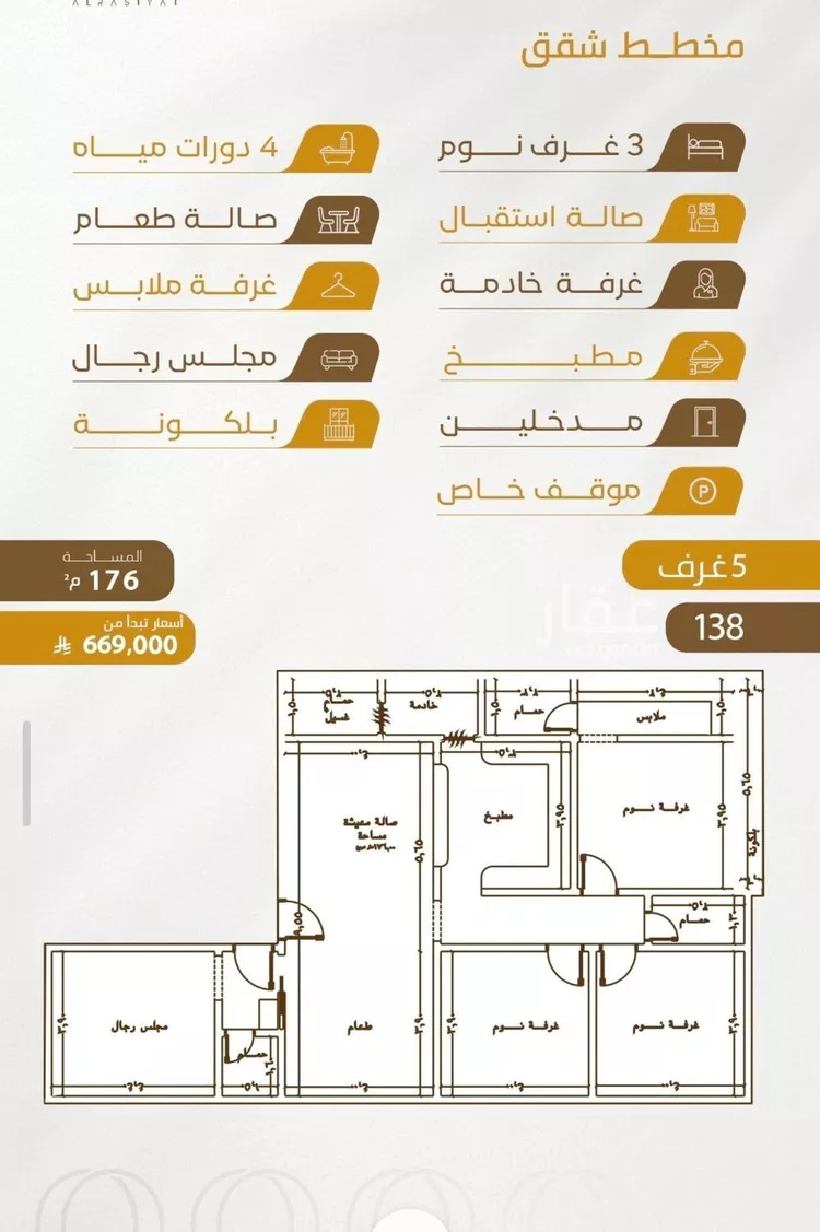 شقة للبيع في شارع سهل بن حنيف, حي الورود, مدينة جدة, منطقة مكة المكرمة صورة 2