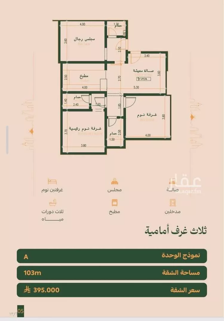 شقة للبيع في شارع عتاب بن سليم, حي الفيصلية, مدينة جدة, منطقة مكة المكرمة