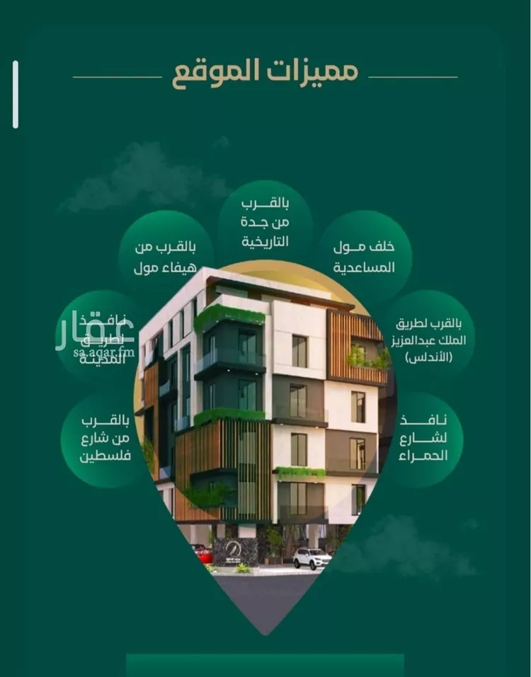 شقة للبيع في شارع ابن الرومي, حي الحمراء, مدينة جدة, منطقة مكة المكرمة صورة 2